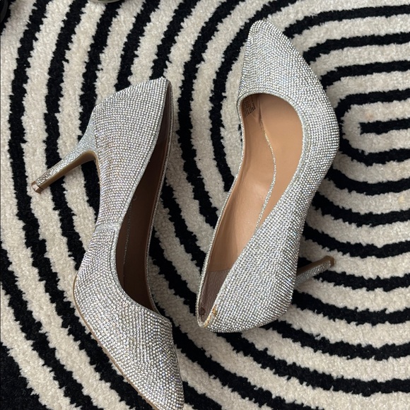 INC Silver Pumps - Picture 2 of 4